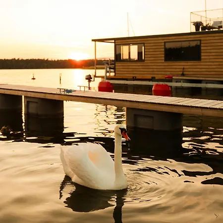 Na Wodzie - Houseboat -sauna, Taras Na Dachu, Dwie Sypialnie * Mikołajki