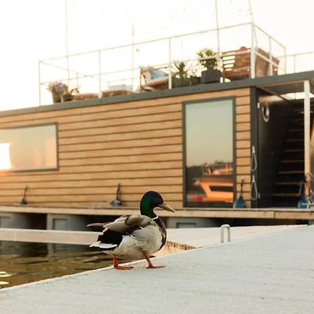 Na Wodzie - Houseboat -sauna, Taras Na Dachu, Dwie Sypialnie * Mikołajki