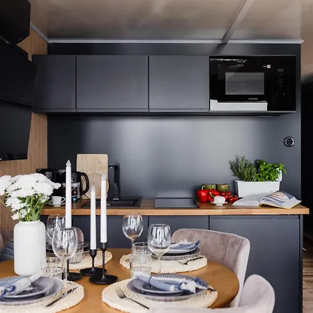 Na Wodzie - Houseboat -sauna, Taras Na Dachu, Dwie Sypialnie 公寓