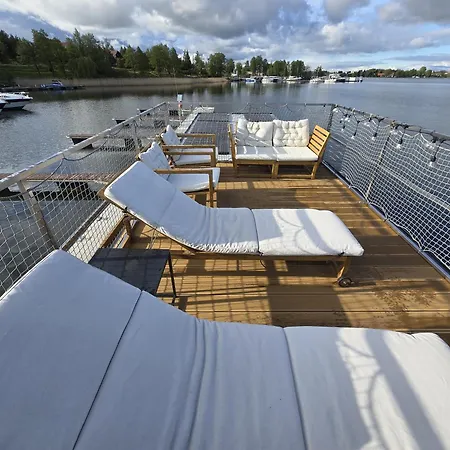 Na Wodzie - Houseboat -sauna, Taras Na Dachu, Dwie Sypialnie شقة *