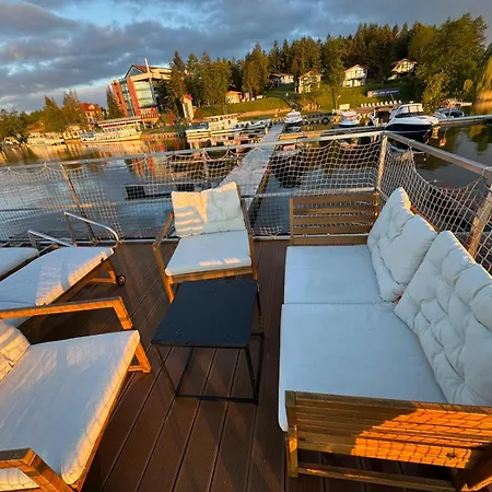 Na Wodzie - Houseboat -sauna, Taras Na Dachu, Dwie Sypialnie * Mikołajki